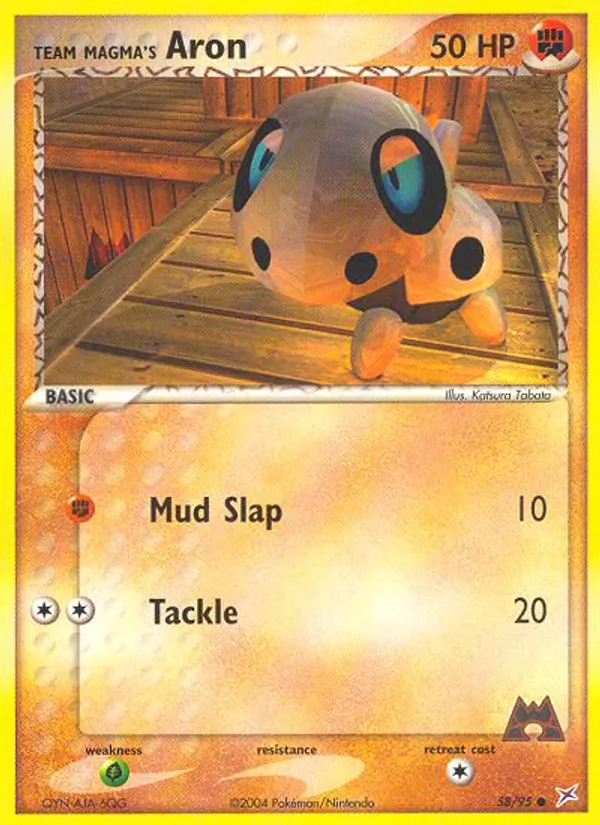 Team Magma's Aron Team Magma vs Team Aqua 58/95