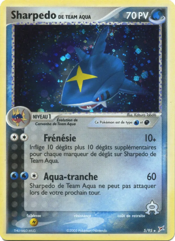 Sharpedo de Team Aqua EX Team Magma vs Team Aqua 5/95