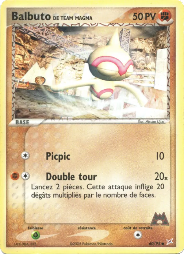 Balbuto de Team Magma EX Team Magma vs Team Aqua 60/95