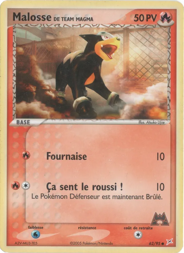 Malosse de Team Magma EX Team Magma vs Team Aqua 62/95