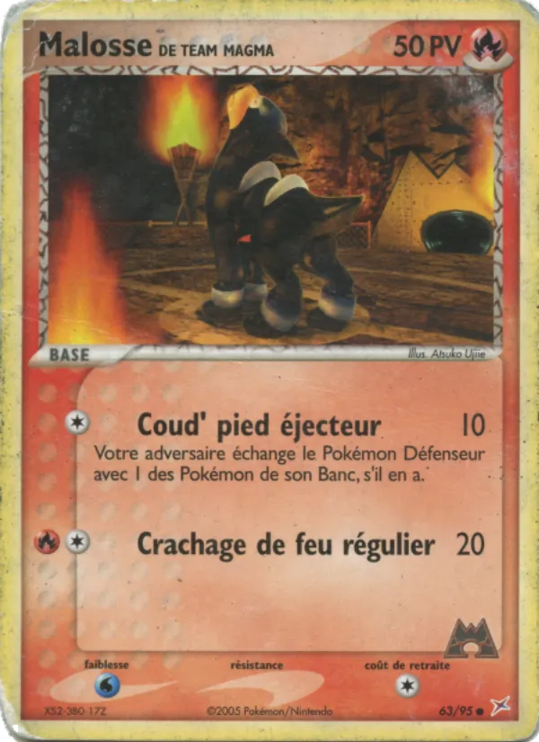 Malosse de Team Magma EX Team Magma vs Team Aqua 63/95