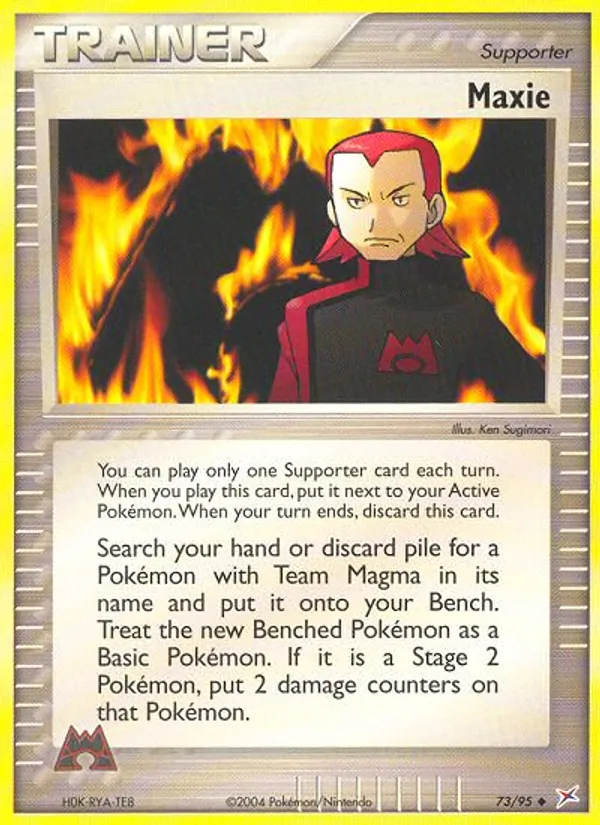 Maxie Team Magma vs Team Aqua 73/95