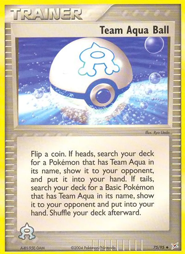 Team Aqua Ball Team Magma vs Team Aqua 75/95
