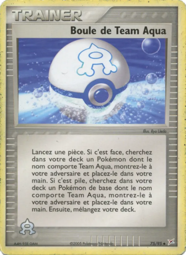 Boule de Team Aqua EX Team Magma vs Team Aqua 75/95