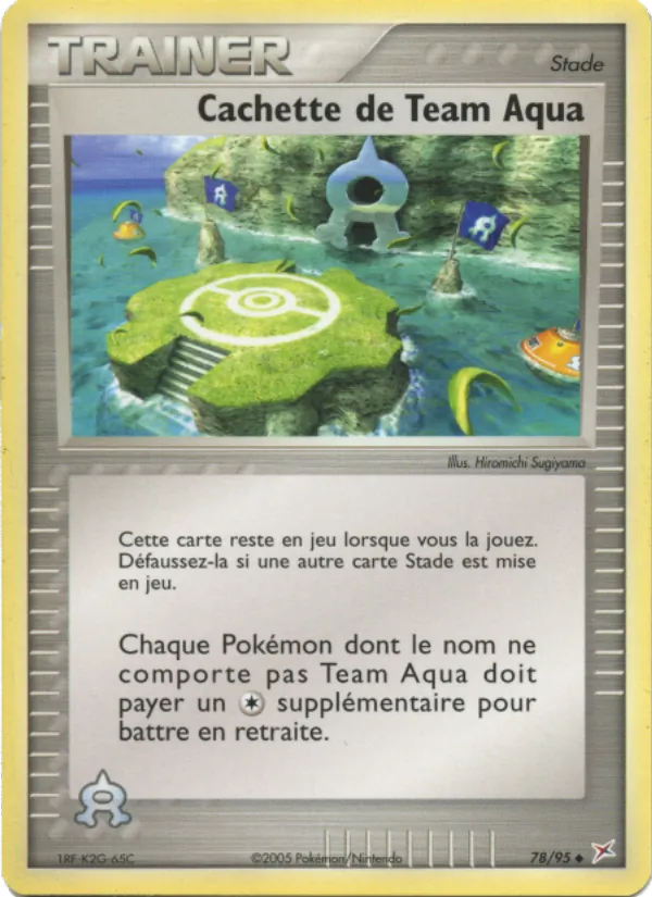 Cachette de Team Aqua EX Team Magma vs Team Aqua 78/95