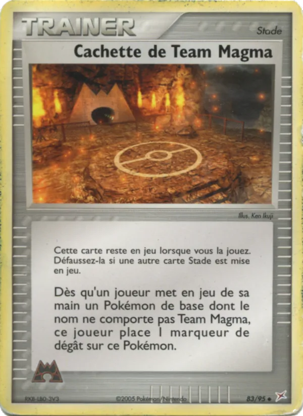 Cachette de Team Magma EX Team Magma vs Team Aqua 83/95