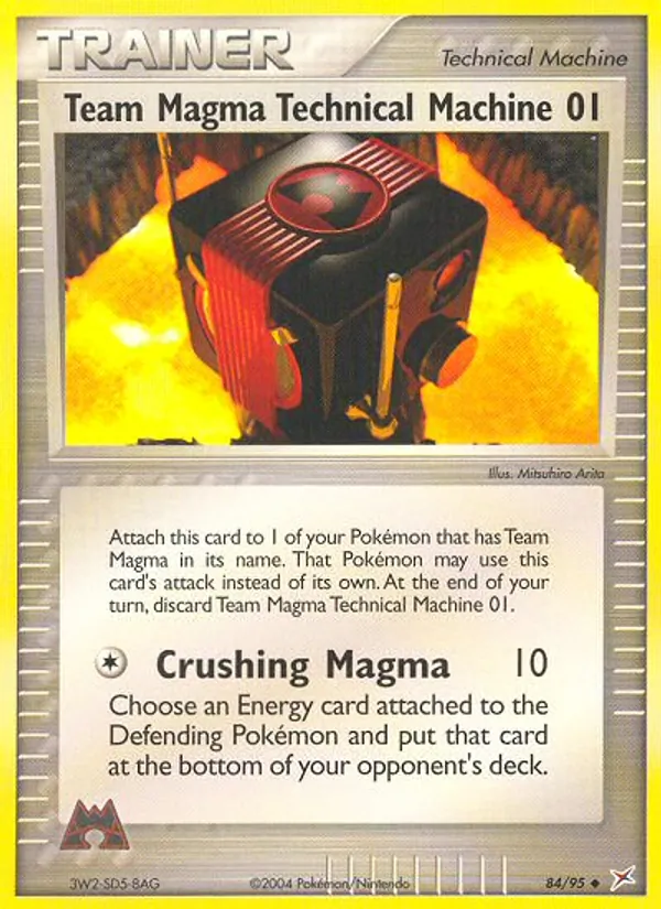 Team Magma Technical Machine 01 Team Magma vs Team Aqua 84/95