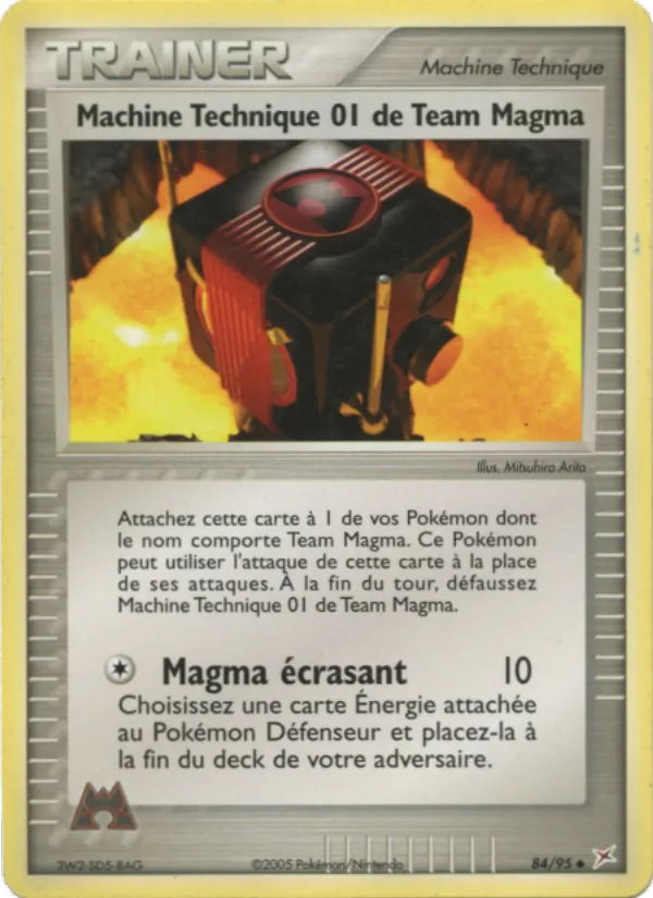 Machine Technique 01 de Team Magma EX Team Magma vs Team Aqua 84/95