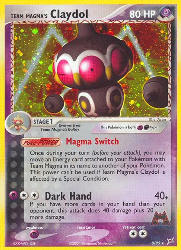 Team Magma's Claydol Team Magma vs Team Aqua 8/95