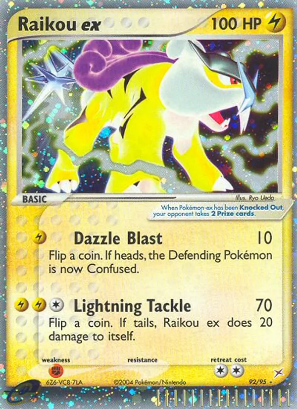 Raikou ex Team Magma vs Team Aqua 92/95