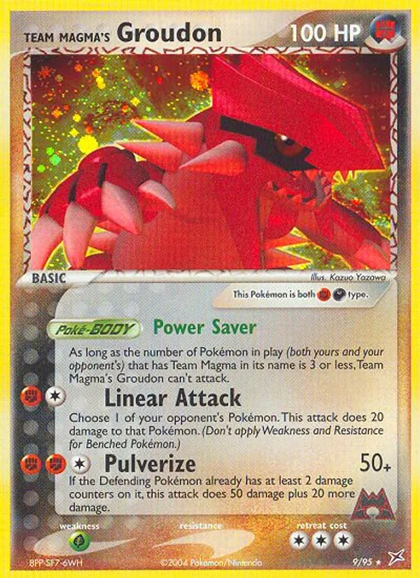 Team Magma's Groudon Team Magma vs Team Aqua 9/95