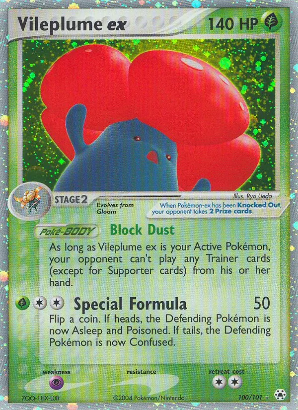 Vileplume ex Hidden Legends 100/101