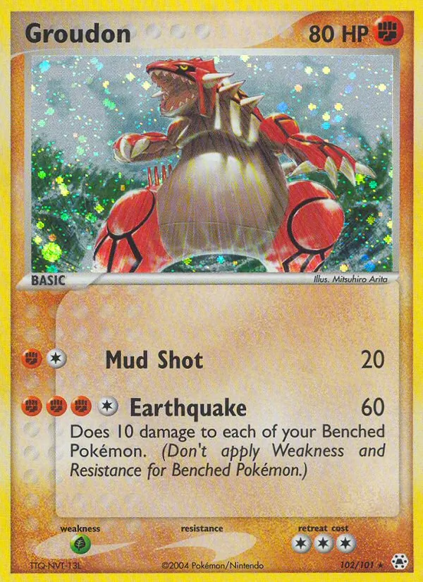 Groudon Hidden Legends 102/101