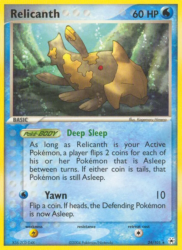 Relicanth Hidden Legends 24/101