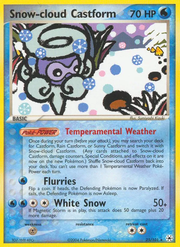 Snow-cloud Castform Hidden Legends 25/101