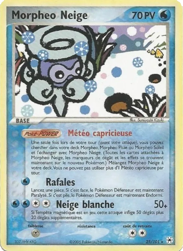 Morpheo Neige EX Légendes Oubliées 25/101