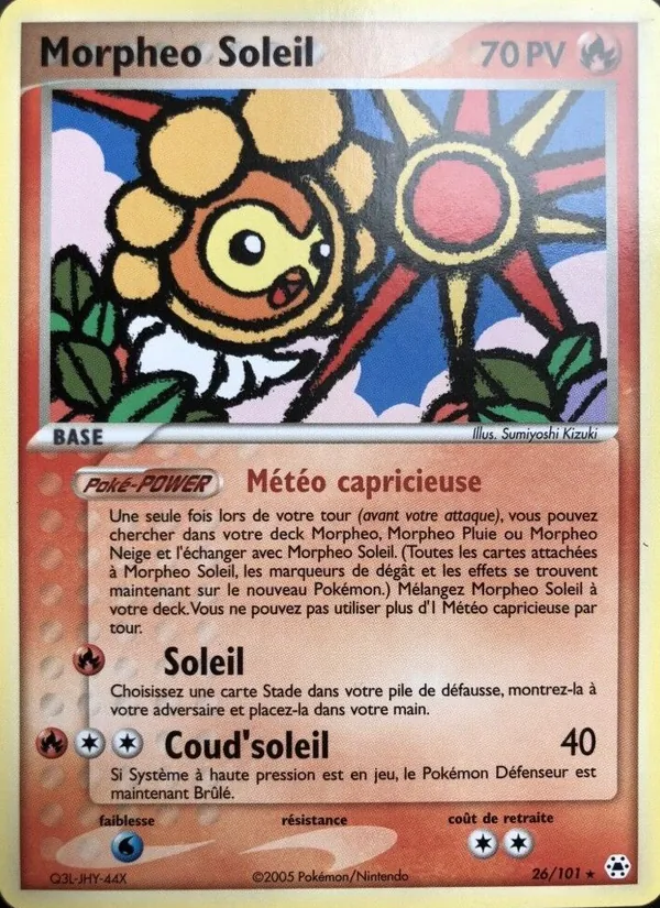 Morpheo Soleil EX Légendes Oubliées 26/101
