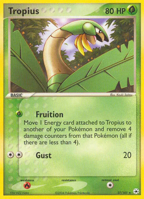 Tropius Hidden Legends 27/101
