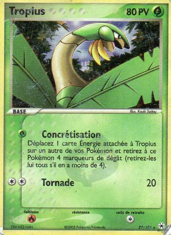 Tropius EX Légendes Oubliées 27/101
