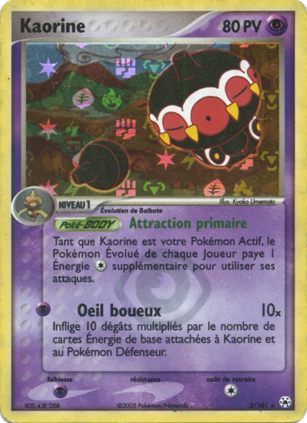 Kaorine EX Légendes Oubliées 2/101