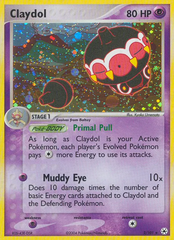 Claydol Hidden Legends 2/101