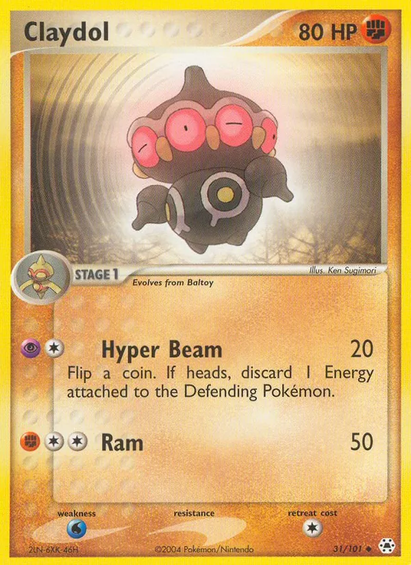 Claydol Hidden Legends 31/101