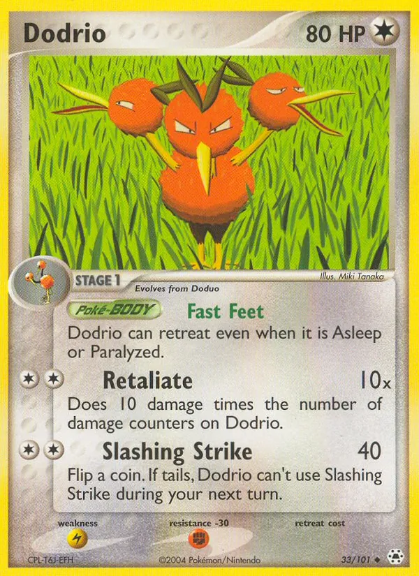 Dodrio EX Leggende Nascoste 33/101