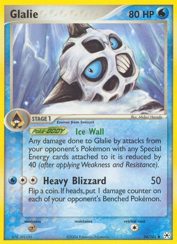 Glalie Hidden Legends 34/101