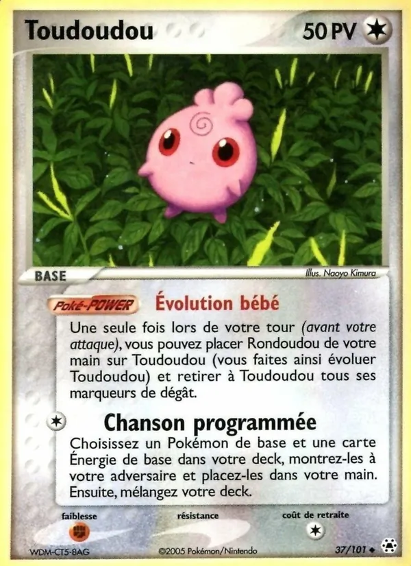 Toudoudou EX Légendes Oubliées 37/101