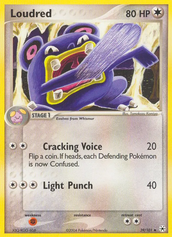 Loudred Hidden Legends 39/101