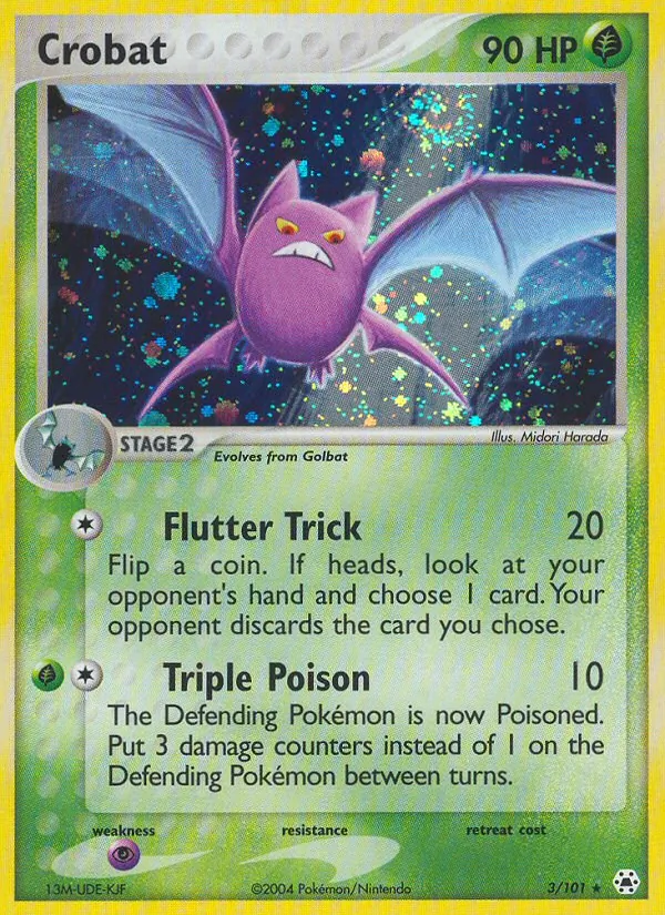 Crobat Hidden Legends 3/101