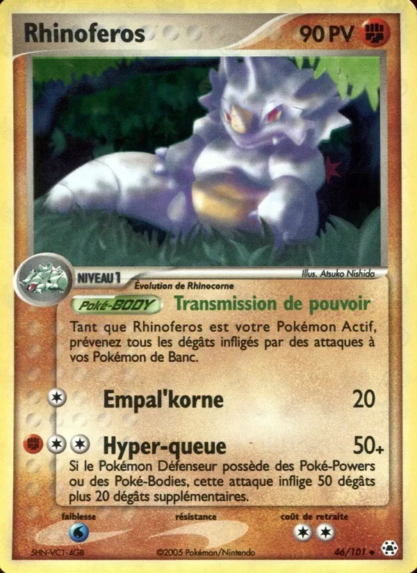 Rhinoféros EX Légendes Oubliées 46/101