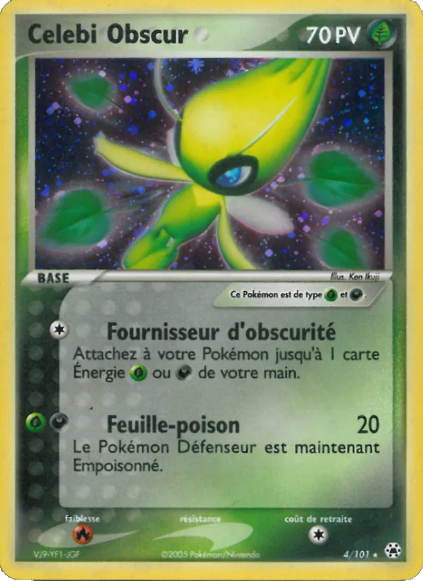 Celebi Obscur EX Légendes Oubliées 4/101
