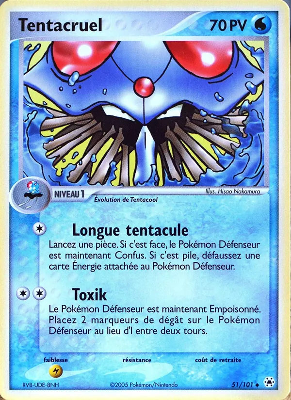 Tentacruel EX Légendes Oubliées 51/101