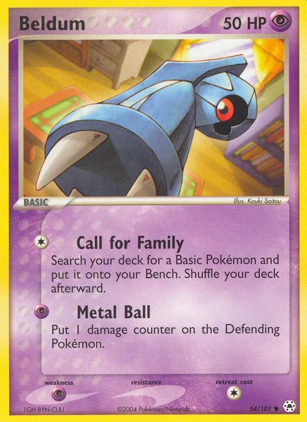 Beldum Hidden Legends 54/101