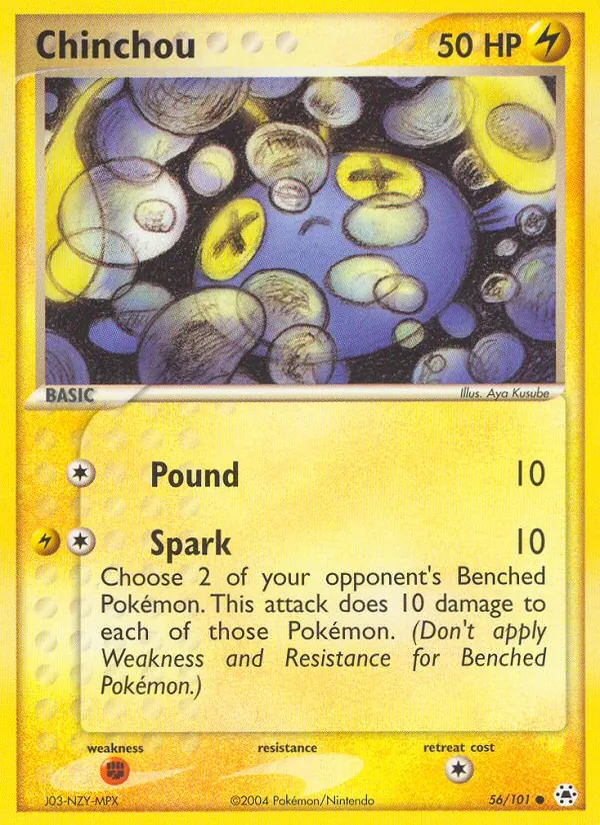 Chinchou Hidden Legends 56/101