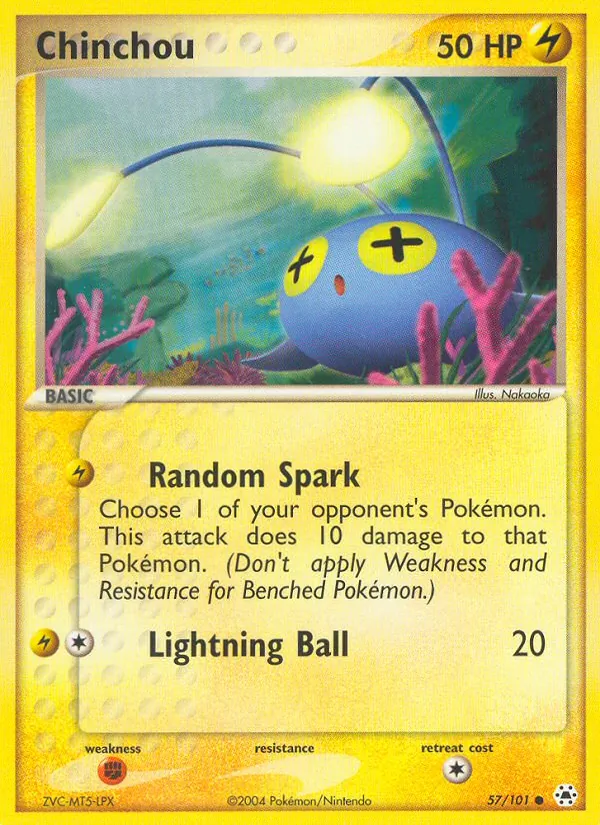 Chinchou Hidden Legends 57/101