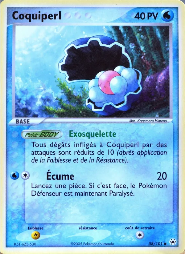 Coquiperl EX Légendes Oubliées 58/101
