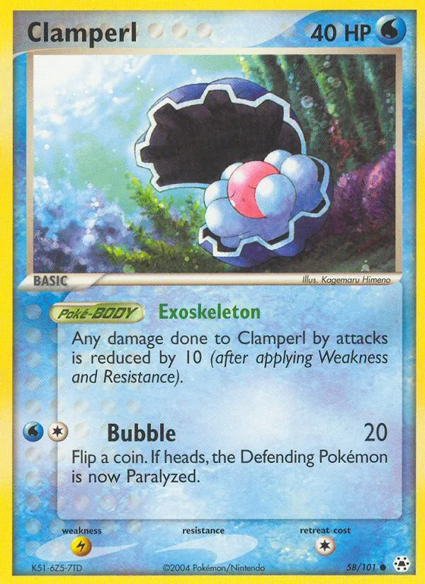 Clamperl Hidden Legends 58/101