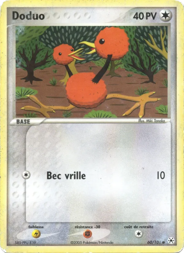 Doduo EX Légendes Oubliées 60/101