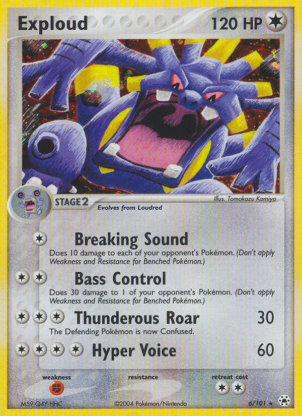 Exploud Hidden Legends 6/101