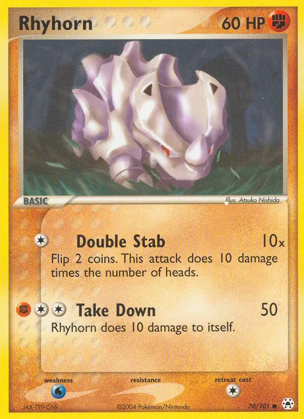 Rhyhorn Hidden Legends 70/101