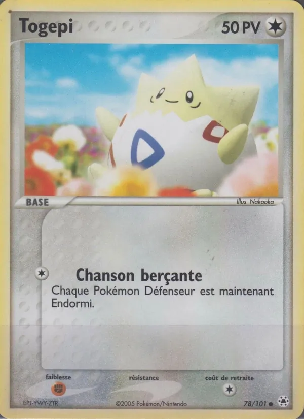 Togepi EX Légendes Oubliées 78/101