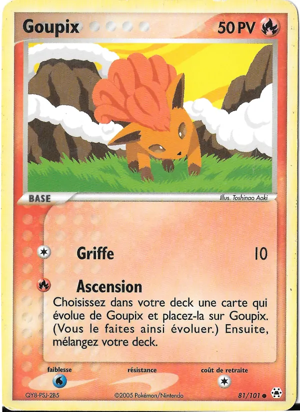 Goupix EX Légendes Oubliées 81/101