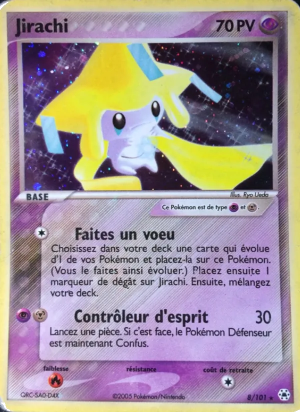 Jirachi EX Légendes Oubliées 8/101