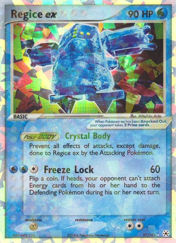 Regice ex EX Leggende Nascoste 97/101