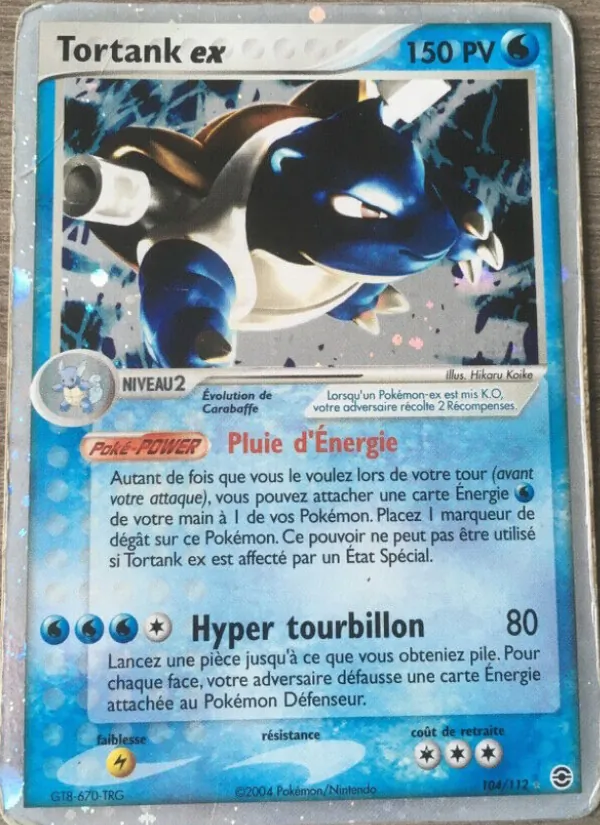 Tortank ex EX Rouge Feu & Vert Feuille 104/112