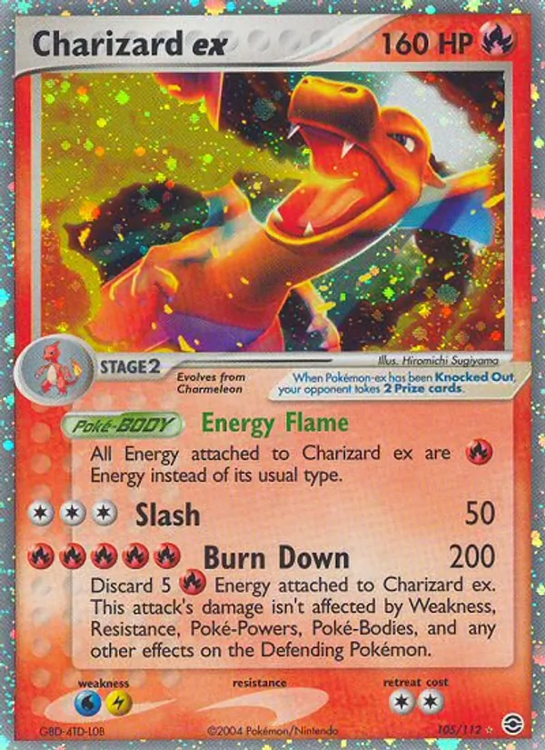 Charizard ex FireRed & LeafGreen 105/112
