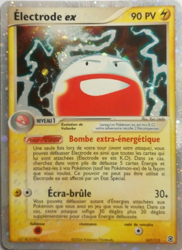 Électrode ex EX Rouge Feu & Vert Feuille 107/112
