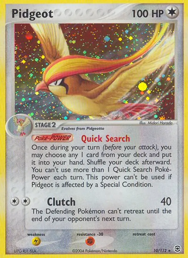 Pidgeot FireRed & LeafGreen 10/112